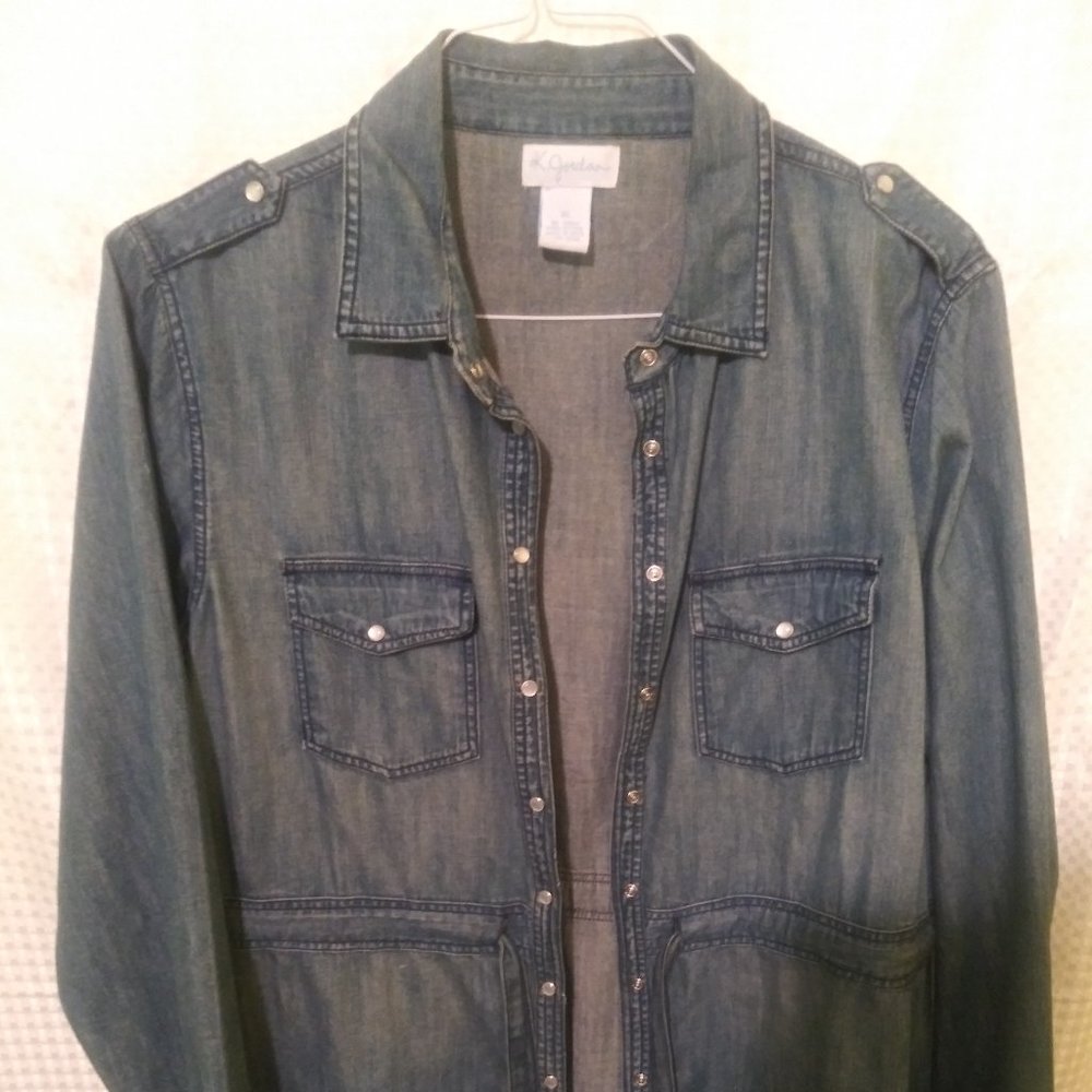 K Jordan, Women's Jacket, Blue, size XL